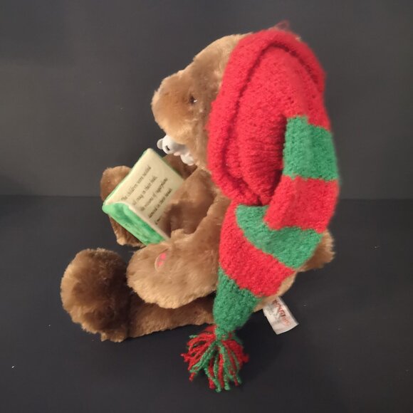 Gund Story Time Bear 15" Tall Recites Entire Twas the Night Before Christmas - Picture 3 of 10